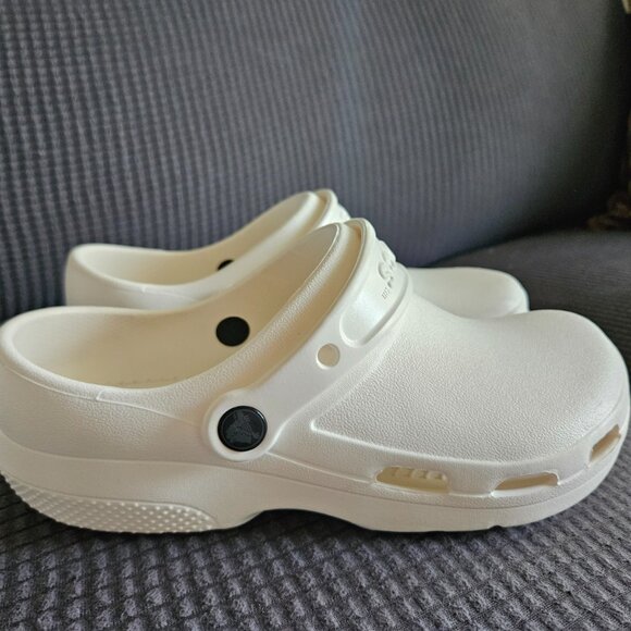 Crocs Men's and Women's Specialist II Vent Clog White Womens 8 Mens 6 EUC - Picture 4 of 4